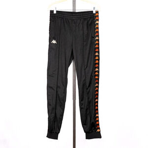 Kappa Logo Tape Stripe Track Pants Joggers Men's Size MEDIUM Sportswear Athletic